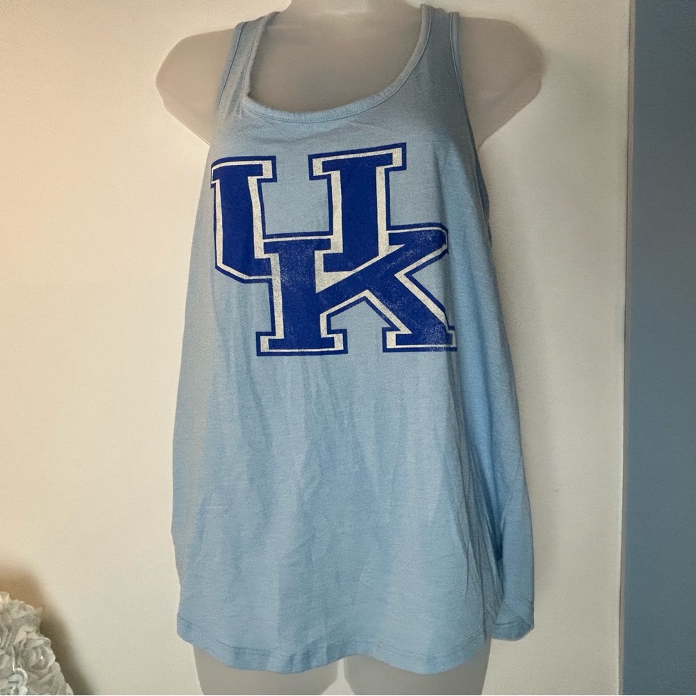 T University Blue‎ Tank Top Women's Large,